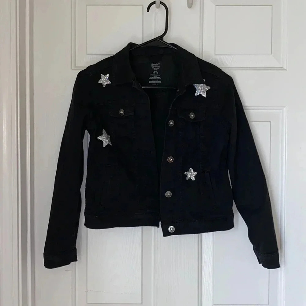 🟨Kids Star Jean Jacket